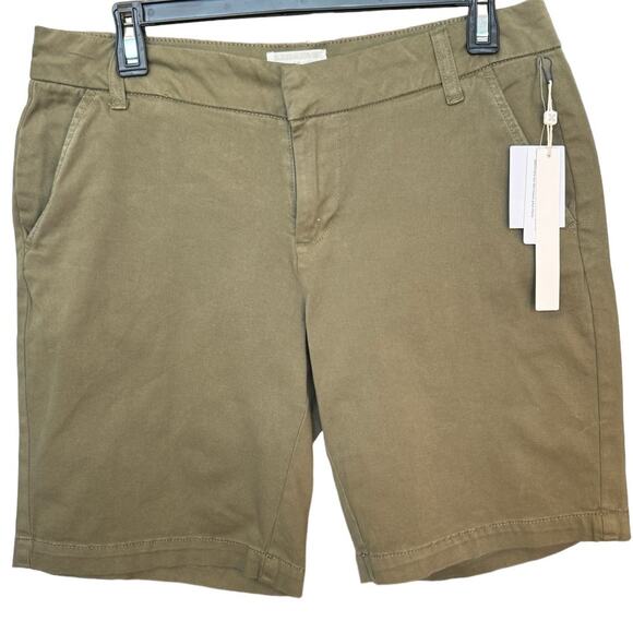 * New ~ CASLON ( NORDSTROM) ~ 5” Women’s Cotton Blend Twill Shorts Size 8 - Picture 2 of 5